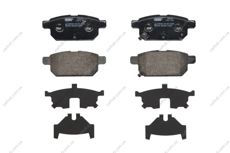 Комплект гальмівних колодок задн, SUZUKI BALENO, S-CROSS, SWIFT IV, SWIFT V, SX4 S-CROSS, VITARA TOYOTA YARIS 1.0-1.6D 11.05- FERODO FDB4430 (фото 1)
