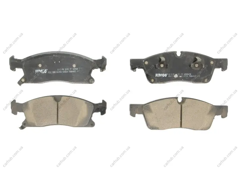 Комплект гальмівних колодок задн, LAND ROVER DISCOVERY III, DISCOVERY IV, RANGE ROVER III, RANGE ROVER SPORT I 2.7D-5.0 03.02-12.18 FERODO FDB4432 (фото 1)