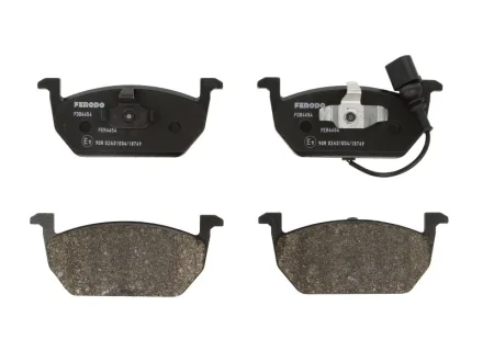 Комплект гальмівних колодок передн, AUDI A3 SEAT LEON, LEON SC, LEON ST SKODA OCTAVIA III, SCALA VW GOLF ALLTRACK VII, GOLF SPORTSVAN VII, GOLF VII 1.0-2.0D 08.12- FERODO FDB4454
