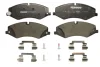 Комплект гальмівних колодок передн (з комплектуючими (EN) with torsion damper), LAND ROVER DEFENDER, DISCOVERY IV, DISCOVERY V, RANGE ROVER III, RANGE ROVER IV 2.0-5.0 03.02- FERODO FDB4455 (фото 1)