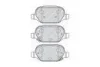 Комплект гальмівних колодок задн, FIAT 500, 500 C, PANDA 0.9/1.3D/1.4 10.07- FERODO FDB4464 (фото 1)