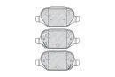 Комплект гальмівних колодок задн, FIAT 500, 500 C, PANDA 0.9/1.3D/1.4 10.07- FERODO FDB4464