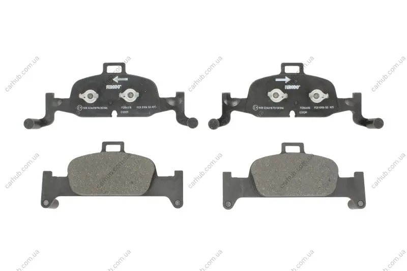 Комплект гальмівних колодок передн, AUDI A4 ALLROAD B9, A4 B9, A5, A6 ALLROAD C8, A6 C8, A7, Q5 1.4-3.0H 05.15- FERODO FDB4616 (фото 1)