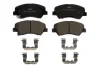 Комплект гальмівних колодок передн, HYUNDAI ACCENT IV, ACCENT V, BAYON, ELANTRA V, I20 ACTIVE, I20 II, I20 III, SOLARIS KIA CARENS IV, RIO III, RIO IV, STONIC 1.0-2.0 09.10- FERODO FDB4623 (фото 1)