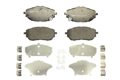 Комплект гальмівних колодок передн, TOYOTA AURIS, COROLLA 1.2-1.8H 07.10-08.19 FERODO FDB4648