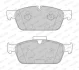 Комплект гальмівних колодок передн, MERCEDES GL (X166), GLE (C292), GLE (W166), GLS (X166), M (W166) 2.2D-5.5 06.11-10.19 FERODO FDB4693 (фото 2)
