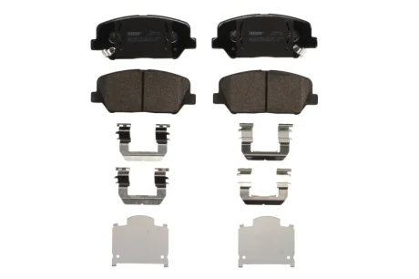 Комплект гальмівних колодок передн, HYUNDAI GENESIS, GRANDEUR, I30, VELOSTER KIA CEE\'D, OPTIMA, PRO CEE\'D 1.0-3.8 01.08- FERODO FDB4703