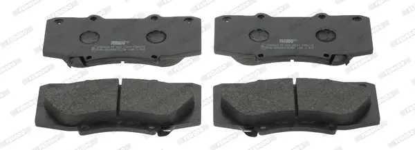 Комплект гальмівних колодок передн, TOYOTA HILUX VII 2.5D/3.0D 03.05-09.15 FERODO FDB4715 (фото 1)