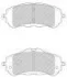 Комплект гальмівних колодок передн, MERCEDES CLS (C218) CITROEN BERLINGO OPEL ASTRA L, COMBO PEUGEOT 308, 308 I, 308 II, 308 III, PARTNER, RIFTER 1.2-Electric 01.11- FERODO FDB4764 (фото 2)