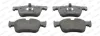 Комплект гальмівних колодок передн, DS DS 7 CITROEN BERLINGO, C4 GRAND PICASSO II, C4 PICASSO II, C4 SPACETOURER, C5 AIRCROSS, GRAND C4 SPACETOURER OPEL COMBO 1.2-2.0D 02.13- FERODO FDB4765 (фото 1)