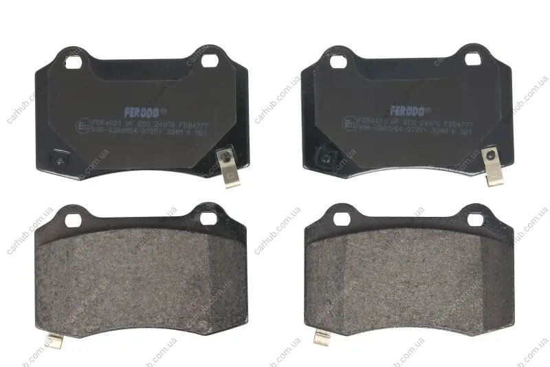 Комплект гальмівних колодок задн, CHEVROLET CAMARO CHRYSLER 300C DODGE CHALLENGER, CHARGER JEEP GRAND CHEROKEE, GRAND CHEROKEE III, GRAND CHEROKEE IV TESLA MODEL S 2.7-Electric 09.04- FERODO FDB4777 (фото 1)