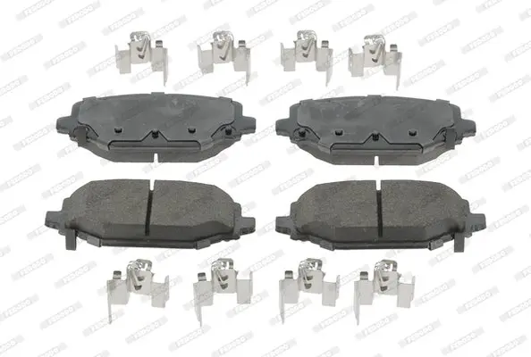 Комплект гальмівних колодок задн, CHRYSLER TOWN & COUNTRY, VOYAGER V DODGE GRAND, JOURNEY FIAT FREEMONT LANCIA VOYAGER VW ROUTAN 2.0D-4.0 06.07- FERODO FDB4778 (фото 1)