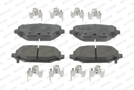 Комплект гальмівних колодок задн, CHRYSLER TOWN & COUNTRY, VOYAGER V DODGE GRAND, JOURNEY FIAT FREEMONT LANCIA VOYAGER VW ROUTAN 2.0D-4.0 06.07- FERODO FDB4778