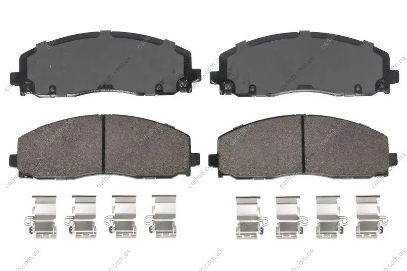 Комплект гальмівних колодок передн, CHRYSLER PACIFICA, TOWN & COUNTRY, VOYAGER V DODGE GRAND, JOURNEY FIAT FREEMONT JEEP GLADIATOR, WRANGLER IV LANCIA VOYAGER VW ROUTAN 2.0-4.0 10.07- FERODO FDB4785 (фото 1)