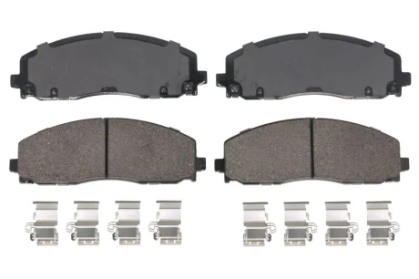 Комплект гальмівних колодок передн, CHRYSLER PACIFICA, TOWN & COUNTRY, VOYAGER V DODGE GRAND, JOURNEY FIAT FREEMONT JEEP GLADIATOR, WRANGLER IV LANCIA VOYAGER VW ROUTAN 2.0-4.0 10.07- FERODO FDB4785