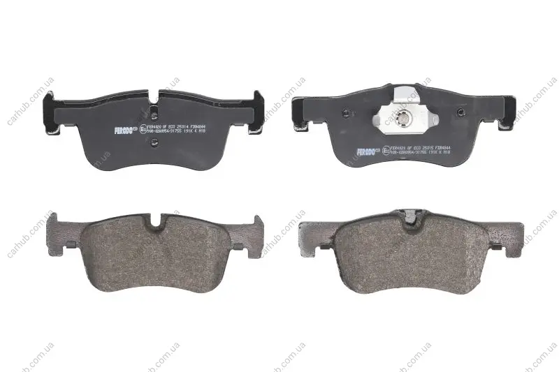 Комплект гальмівних колодок передн, BMW 1 (F20), 1 (F21), 2 (F22, F87), 2 (F23) 1.5-2.0D 07.11-06.21 FERODO FDB4844 (фото 1)