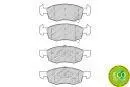 Комплект гальмівних колодок передн, OPEL CORSA E 1.0-1.4LPG 09.14- FERODO FDB4866 (фото 1)