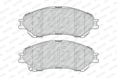 Комплект гальмівних колодок передн, SUZUKI S-CROSS, SX4 S-CROSS, VITARA 1.0-1.6D 08.13- FERODO FDB4884