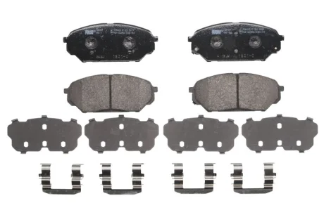 Комплект гальмівних колодок передн, HYUNDAI IX55 3.0D/3.8 01.07-12.12 FERODO FDB4889