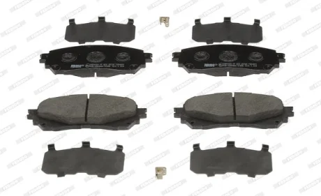 Комплект гальмівних колодок передн, MAZDA 6 2.0/2.2D/2.5 08.12- FERODO FDB4891