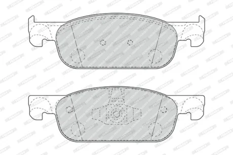 Комплект гальмівних колодок передн, DACIA LOGAN II, LOGAN MCV II, SANDERO, SANDERO II LADA XRAY RENAULT CLIO IV, LOGAN I, LOGAN II, LOGAN/STEPWAY II, SANDERO/STEPWAY II 0.9-1.6ALK 01.11- FERODO FDB4907