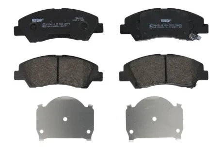 Комплект гальмівних колодок передн, HYUNDAI I10 II, I10 III 1.0/1.0LPG/1.2 08.13- FERODO FDB4920
