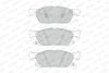 Комплект гальмівних колодок передн (із замком), FORD FOCUS IV, GALAXY III, GALAXY MK III, KUGA III, S-MAX FORD USA EDGE, FUSION LINCOLN NAUTILUS 1.5-3.5 09.13- FERODO FDB4930 (фото 1)