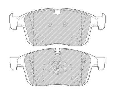 Тормозные колодки, дисковые FERODO FDB4943
