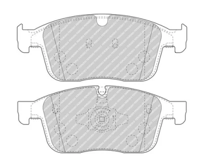 Комплект гальмівних колодок передн, VOLVO XC60 I 2.0-3.2 05.08-12.17 FERODO FDB4943