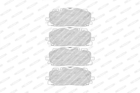 Комплект гальмівних колодок передн, AUDI A3, A4 ALLROAD B9, A4 B9, A5, A6 ALLROAD C8, A6 C8, A7, A8 D5, E-TRON, Q3, Q5, Q7, Q8, Q8 E-TRON BENTLEY BENTAYGA CUPRA FORMENTOR 1.4-Electric 01.15- FERODO FDB4967