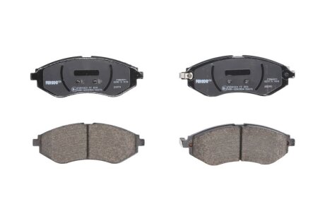 Комплект гальмівних колодок передн, CHEVROLET AVEO / KALOS 1.2-1.5 05.03- FERODO FDB4971