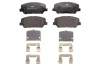Комплект гальмівних колодок передн, HYUNDAI EQUUS / CENTENNIAL, GENESIS, I30, VELOSTER KIA CEE\'D, CERATO III, OPTIMA, PRO CEE\'D 1.0-3.8 03.09- FERODO FDB4984 (фото 1)