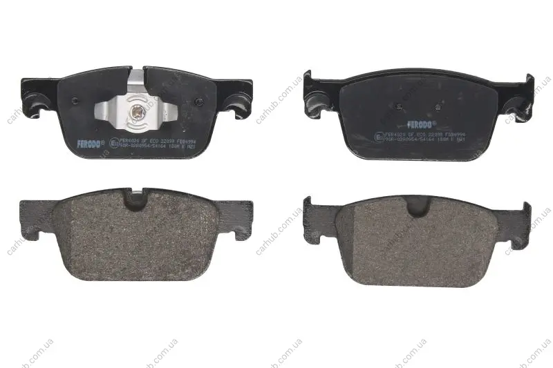 Комплект гальмівних колодок передн, VOLVO S60 III, S90 II, V60 II, V90 II, XC60 II 2.0-2.0H 03.16- FERODO FDB4994 (фото 1)