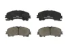 Комплект гальмівних колодок передн, INFINITI Q50, Q60, QX50 II NISSAN X-TRAIL, X-TRAIL III RENAULT KOLEOS II 1.3-3.5H 04.13- FERODO FDB4998 (фото 1)