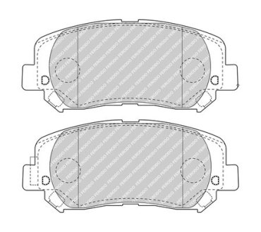 Тормозные колодки, дисковые FERODO FDB4999