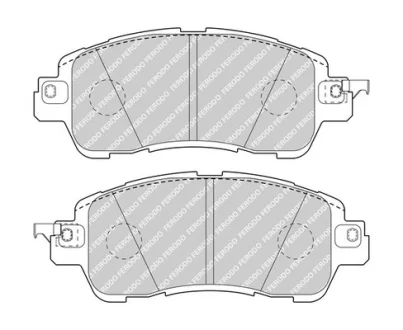 Комплект гальмівних колодок передн, MAZDA 2 1.5/1.5D/1.5H 08.14- FERODO FDB5015