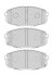 Комплект гальмівних колодок передн, HYUNDAI CRETA, KONA, KONA/SUV KIA CERATO IV 1.0-2.0 01.16- FERODO FDB5038 (фото 1)