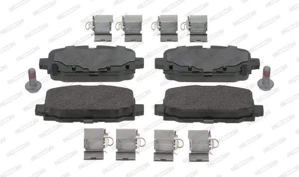 Комплект гальмівних колодок задн, CHRYSLER 200 JEEP CHEROKEE, COMPASS 1.4-3.2 11.13- FERODO FDB5049 (фото 1)