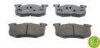 Комплект гальмівних колодок задн, CITROEN SAXO, XSARA, XSARA/HATCHBACK, XSARA/KOMBI, ZX PEUGEOT 106 II, 106 II/HATCHBACK, 205 I, 205 II, 205/HATCHBACK, 206, 306, 309 I 1.0-Electric 02.83- FERODO FDB558 (фото 1)