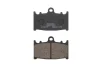 Гальмівні колодки передн, призначення: скутери/малі мотоцикли, матеріал: eco friction-EF, 46,1x69,9x8,3мм KAWASAKI GPZ, KLZ, VN, ZR, ZX-6R, ZX-9R, ZXR, ZZR SUZUKI GSF, GSR, GSX 250-2000 1990-2015 FERODO FDB574EF (фото 1)