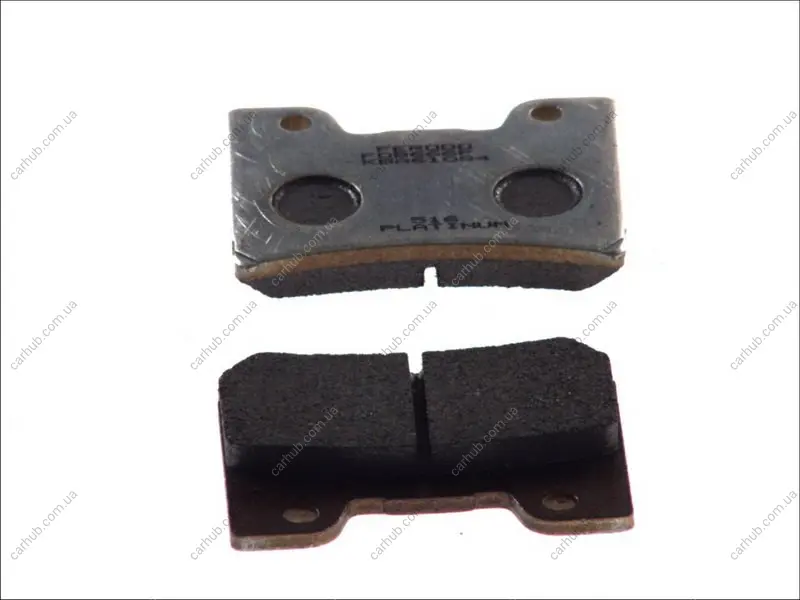 Гальмівні колодки передн, призначення: шосейне, матеріал: platinum-P, 55,3x74,7x9,2мм YAMAHA FZR, YZF 600/1000 1989-2001 FERODO FDB666P (фото 1)