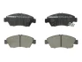 Комплект гальмівних колодок передн, HONDA CIVIC V, CIVIC VI, CIVIC VII, CIVIC VIII, CRX III, JAZZ II 1.3-1.7 10.91-12.12 FERODO FDB776 (фото 1)