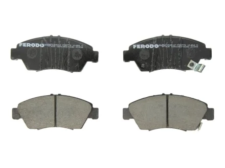 Комплект гальмівних колодок передн, HONDA CIVIC V, CIVIC VI, CIVIC VII, CIVIC VIII, CRX III, JAZZ II 1.3-1.7 10.91-12.12 FERODO FDB776