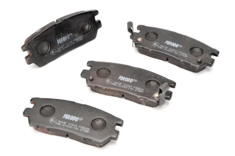 Комплект гальмівних колодок задн, MITSUBISHI DELICA / SPACE GEAR, ECLIPSE III, ECLIPSE IV, L400, PAJERO CLASSIC, PAJERO I, PAJERO II, PAJERO SPORT I, SIGMA 2.0-3.8 10.86- FERODO FDB804