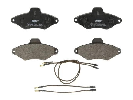 Комплект гальмівних колодок передн, CITROEN XANTIA 1.6-2.0D 03.93-04.03 FERODO FDB874