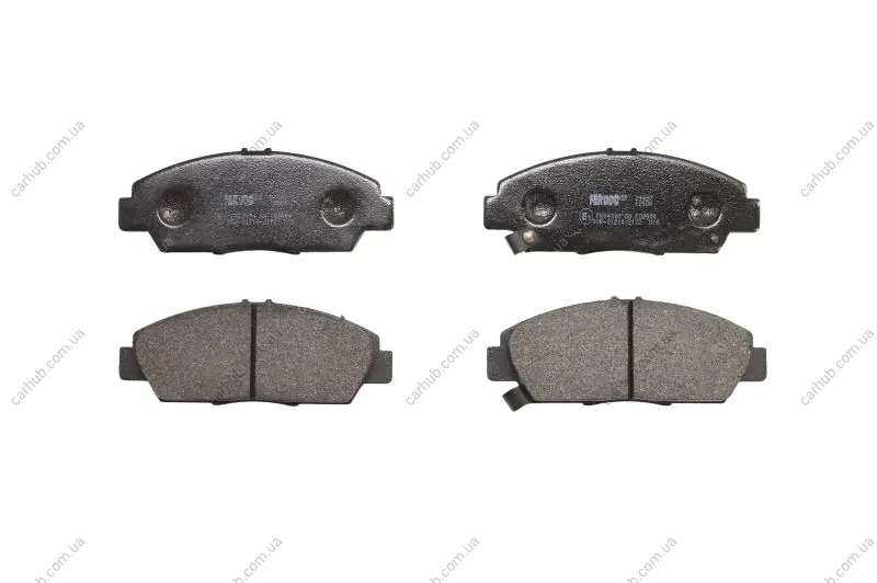 Комплект гальмівних колодок передн, HONDA ACCORD IV, ACCORD V, ACCORD VI, PRELUDE III, PRELUDE V ROVER 600 I 1.8-3.0 04.87-06.03 FERODO FDB904 (фото 1)