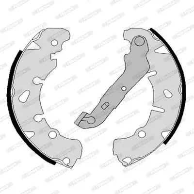 Гальмівна колодка FORD FIESTA, FIESTA IV, FIESTA V, FUSION, KA, PUMA, STREET KA MAZDA 121 III, 2 1.2-1.8D 08.95-12.12 FERODO FSB4186 (фото 1)
