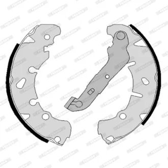 Гальмівна колодка FORD FIESTA, FIESTA IV, FIESTA V, FUSION, KA, PUMA, STREET KA MAZDA 121 III, 2 1.2-1.8D 08.95-12.12 FERODO FSB4186