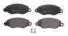 Комплект гальмівних колодок передн, FORD TRANSIT, TRANSIT TOURNEO 2.0D/2.3/2.4D 01.00-05.06 FERODO FVR1461 (фото 1)
