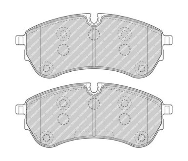 Тормозные колодки, дисковые FERODO FVR5067